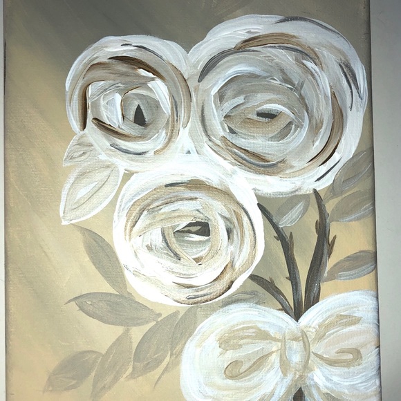 Original painting art Roses - Picture 5 of 7